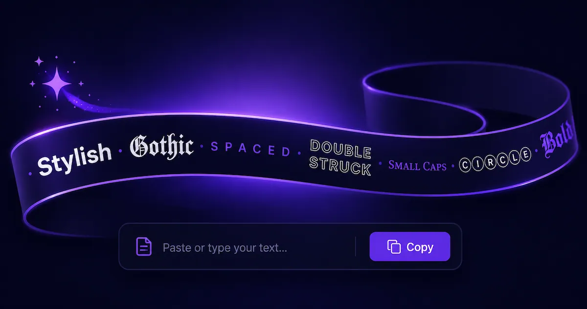 Fancy Text Generator — 200+ Unicode font styles on FontBlush